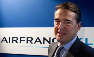 Alexandre de Juniac, PDG d'Air France, le 8 mars 2012.