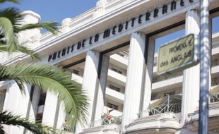 L'hôtel Palais de la Méditerranée, le 16 août 2013 à Nice