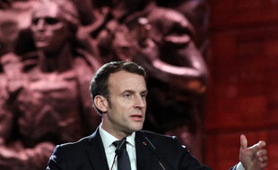 Emmanuel Macron, le 23 janvier 2020 à Jérusalem.