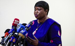 La procureure générale de la CPI Fatou Bensouda, à Khartoum au Soudan, le 20 octobre 2020.