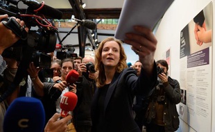 La candidate UMP à la Mairie de Paris, Nathalie Kosciusko-Morizet lors de la présentation de son projet pour les municipales à Paris le mardi 5 novembre 2013.