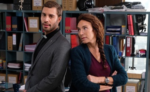 Marwan Berreni et Isabel Otero dans le téléfilm «Les Mystères de la basilique» sur France 3