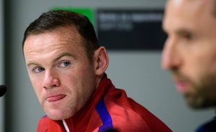 Wayne Rooney en conférence de presse le 10 octobre 2016.