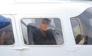 Saint Barthelemy Rihanna leaving the island/Credit:SIPA/SIPA/1501050804