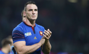 Louis Picamoles avec le maillot de l'Équipe de France