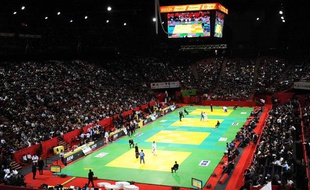 La salle de Bercy lors du tournoi de Paris, en février 2010.