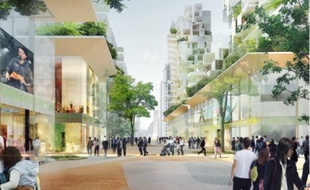 Des logements et 20 000 m2 de commerces seront construits sur l'avenue Barbusse.