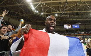 Teddy riner pendant sa finale des JO