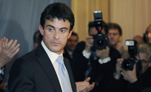 Manuel Valls, fin novembre 2008 à Paris.