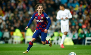 Antoine Griezmann lors du match Real Madrid - Barcelone, le 1er mars 2020.