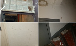 Un locataire a pris de nombreuses photos de l'intérieur du 65 avant l'effondrement.