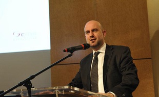 Eric Verhaeghe, ancien directeur de l'Apec, lors du forum Mixité-Diversité dans l'assurance (18 mars 2010), organisé par la FFSA, le GEMA et les partenaires sociaux du secteur.