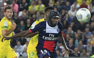 Nantes, le 25 août 2013 - Blaise MATUIDI (PSG) lors du match contre le FC Nantes