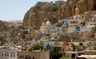 Le village chrétien de Maaloula où des religieuses ont été prises en otage par les rebelles