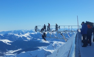 Ponton du ciel au pic du Midi.