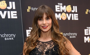 L'actrice Sofia Vergara à l'avant-première du film Le Monde secret des Emojis à New York