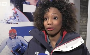 Laura Flessel à Pyeongchang.