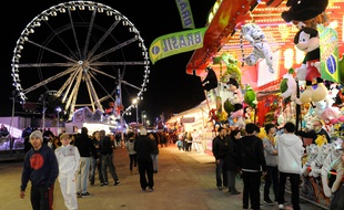 A la Foire du Trône, le 4 avril 2014.