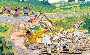 Extrait d'Astérix et la Transitalique