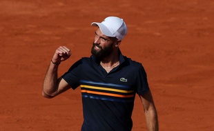 Benoît Paire à Roland Garros, le 30 mai 2018.