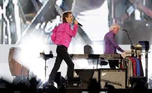 Le leader des Rolling Stones, Mick Jagger