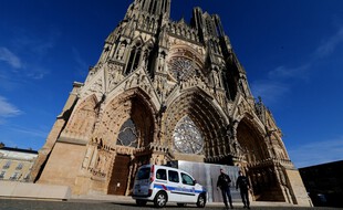 La cathédrale de Reims, où se déroule une des séquence vidéo qui a déclenché l'enquête. (illustration)