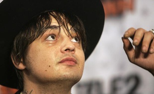 Pete Doherty, ancien membre des Babyshambles et des Libertines, en juillet 2009.