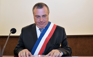 Olivier Carré, le 28 juin 2015 à l'Hôtel de Ville d'Orléans.