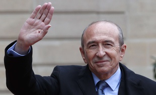 Ici à l'Elysée lors de la passation de pouvoir pour Emmanuel Macron, Gérard Collomb va abandonner la mairie de Lyon.
