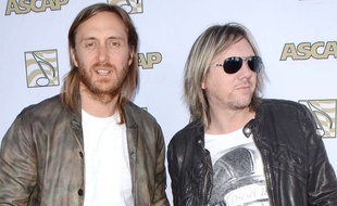 David Guetta et Fred Rister à Hollywood en 2013.