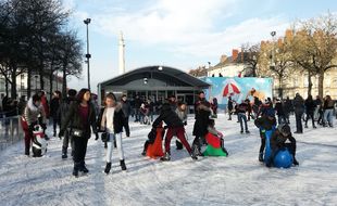 La patinoire de plein air Nant'arctique (illustration).