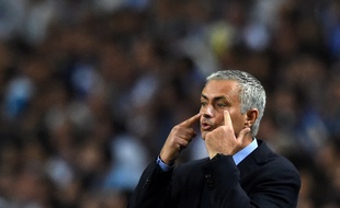 José Mourinho lors de Porto-Chelsea en Ligue des champions, le 29 septembre 2015.