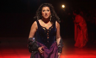La soprano Tamar Iveri à Vienne, en 2010.