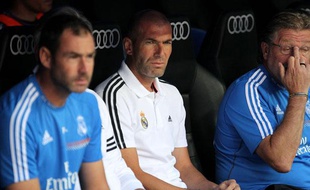 L'entraîneur adjoint du Real Madrid Zinédine Zidane.