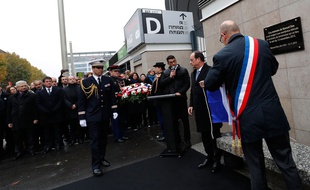 Michael Dias, le fils de l'homme tué au Stade de France le 13 novembre 2015, a prononcé un discours un an après.