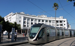 Le tramway de Rabat-Salé, le 10 octobre 2016.