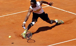 Gaël Monfils au printemps dernier lors de sa dernière apparition sur le circuit, le 14 mai 2012 à Rome.