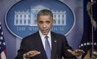 Le président américain Barack Obama à la Maison Blanche à Washington, le 19 décembre 2014