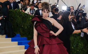 L'actrice et réalisatrice Lena Dunham au Met Gala 2017