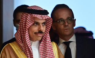 Le ministre des Affaires étrangères saoudien Fayçal Ben Farhane à Berlin, le 19 août 2020.
