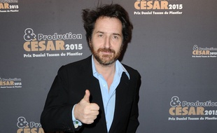 Edouard Baer au Dîner des Producteurs de l'Académie des César, le 16 février 2015.