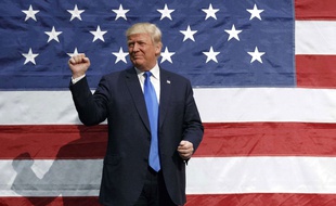 Donald Trump lors d'un meeting dans l'Iowa, le 6 novembre 2016.
