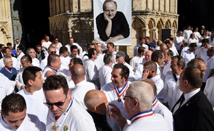 Hommage public à Joel Robuchon à Poitiers, le 17 août 2018