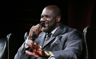 Shaquille O'Neal lors d'une conférence de presse, le 22 septembre 2015.