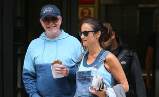 L'animateur Chris Evans et sa femme, Natasha