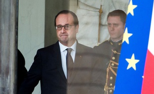 François Hollande à l'Elysée le 21 janvier 2015.