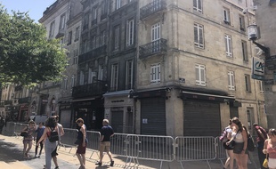Les immeubles visés par l'arrêté de péril imminent.