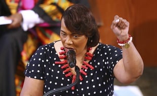Bernice King, fille de Martin Luther King, ce mardi 23 juin à Atlanta.
