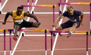 Garfield Darien en demi-finales des Mondiaux de Londres, le 6 août 2017.