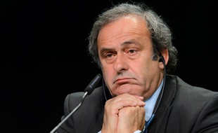 Michel Platini à Zurich, le 28 mai 2015.